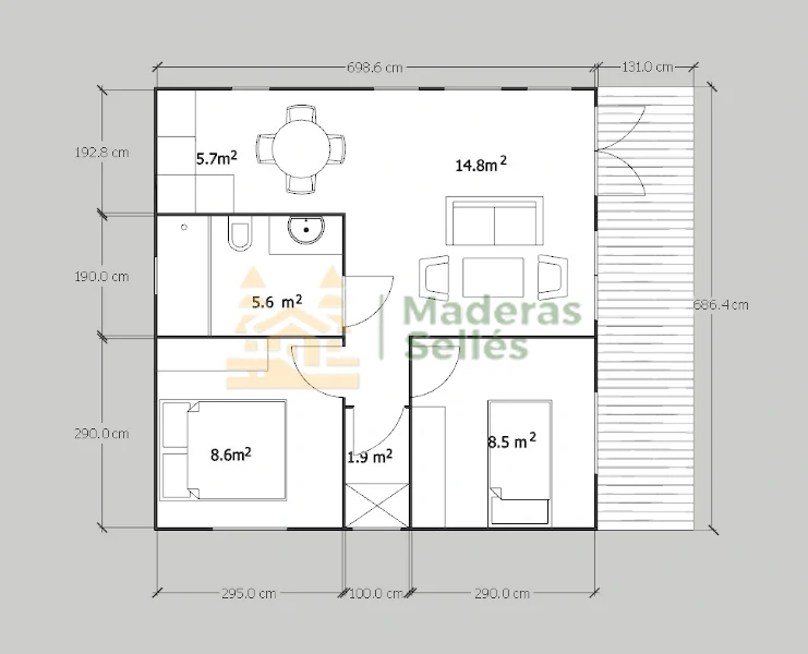 Plano modelo Burgas