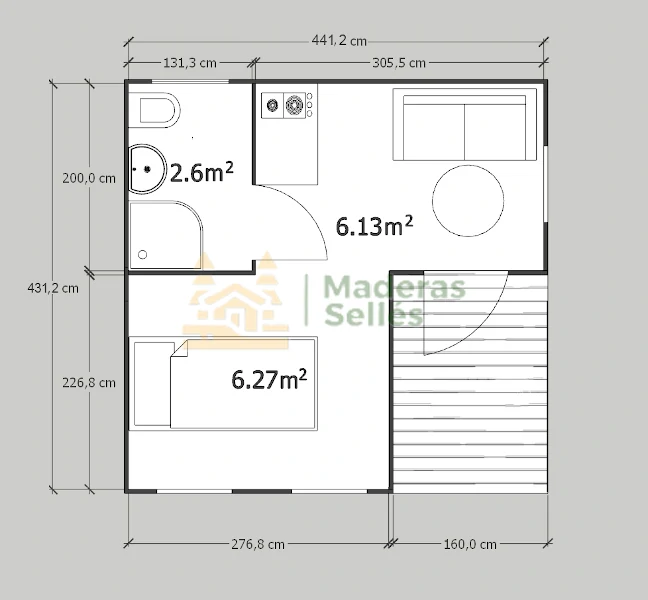 Plano modelo Rond