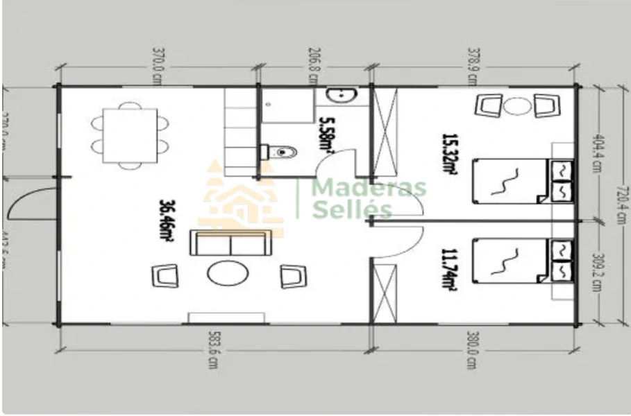 Plano modelo Veleta