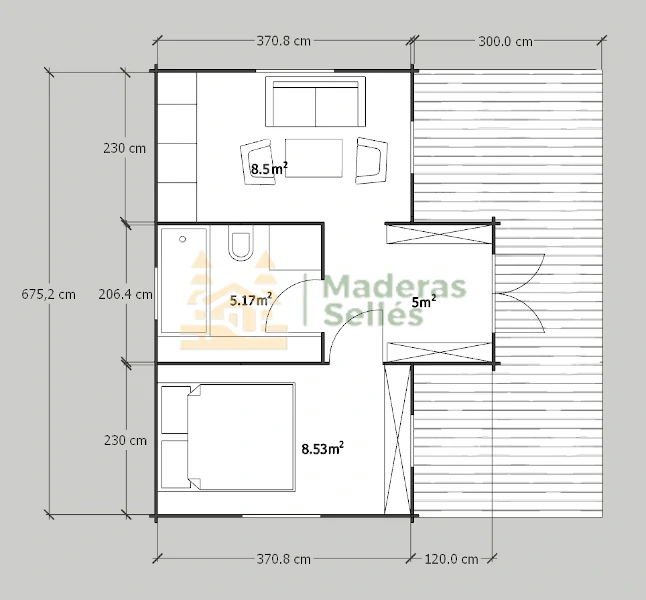 Plano modelo Waterton